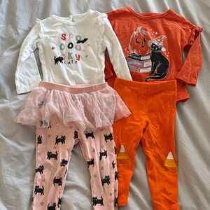 Halloween Themed Toddler Outfit Set